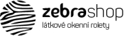 logo firmy Zebra-shop.cz - látkové okenní rolety
